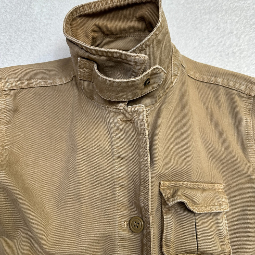 J.‎ Crew Vintage 2004 Field Safari Jacket Tan Women size S - Picture 4 of 13